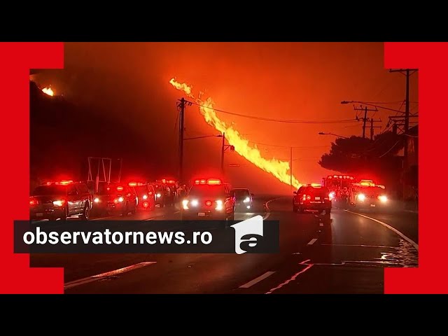 Mărturiile românilor prinşi în mijlocul incendiilor din Los Angeles