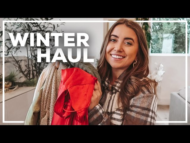 WINTER TRY-ON CLOTHING HAUL! (size 8) | morgan yates 2021