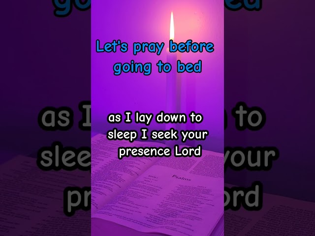 Prayer before bed #nightprayer #prayers