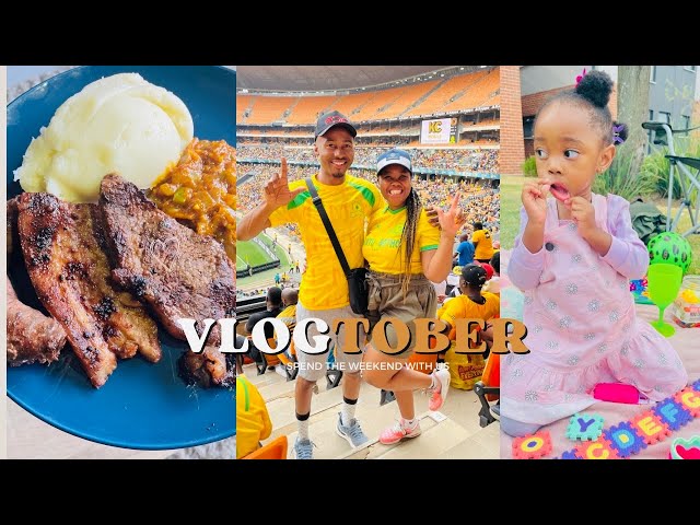 VLOGTOBER E1 | Sports ⚽️ Day |Joys of Parenting |Braai-Day | Church | Mini Picnic 🧺 | |Road to 1K