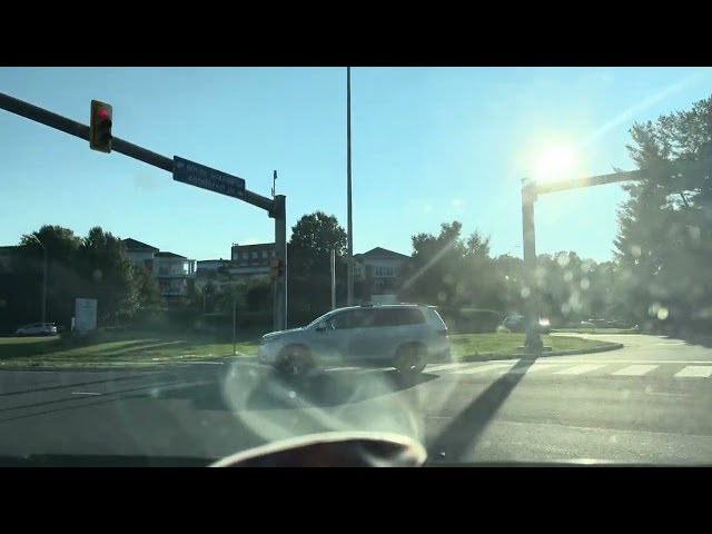 Driving To A New Popeyes Restaurant, Jermantown - Lee Highway, Fairfax, VA