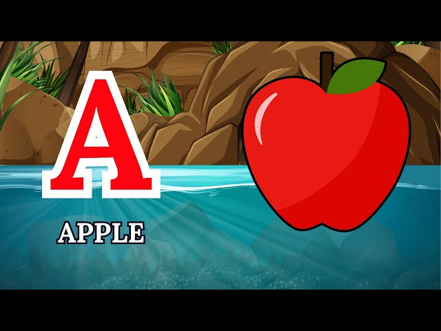 Phonics Sounds of Alphabets A to Z in English - A For Airplane - ABC Alphabet Songs with kids 05