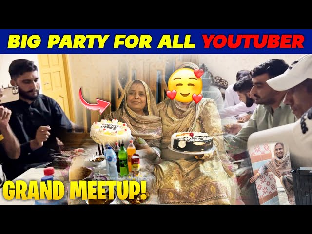 Big Party At Our House 😍Famous YouTubers Of Dadyal | Ratta | Idrees Azam’s Family | Danyal Khalid