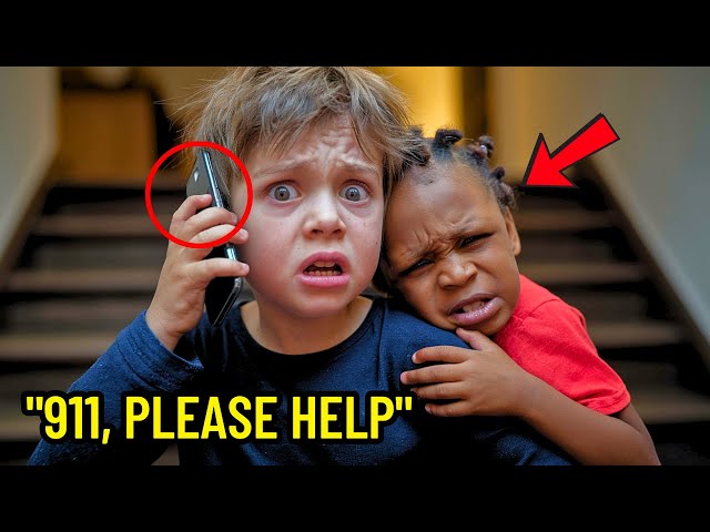 Brave Boy Hides Sister in Bathroom, Calls 911—"Bring The Police..Bring Lots of Them!