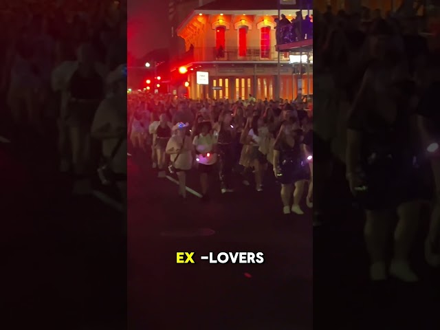 Swifties Shut Down the Streets Singing 'Blank Space' in New Orleans! 🎤✨