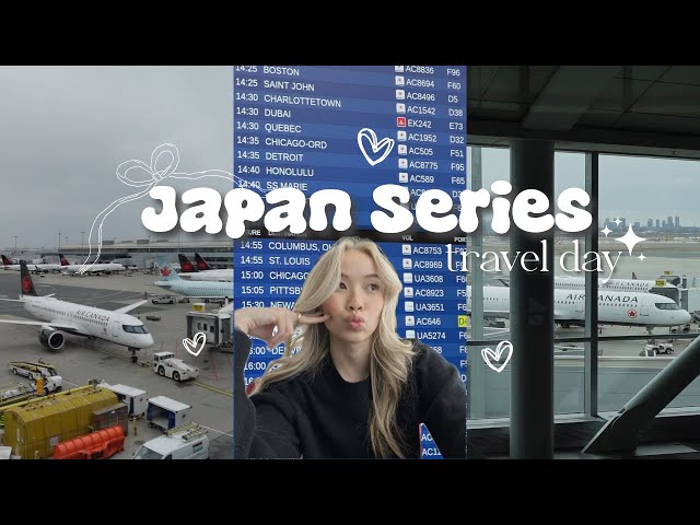 Japan Series | packing for 5 week trip in Asia, airport vlog, 14h flight & Tokyo hotel reveal