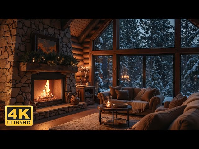 Relaxing Piano Music & Fireplace Crackles 🔥🎹 | Cozy Room Ambience for Sleep, Study & Focus