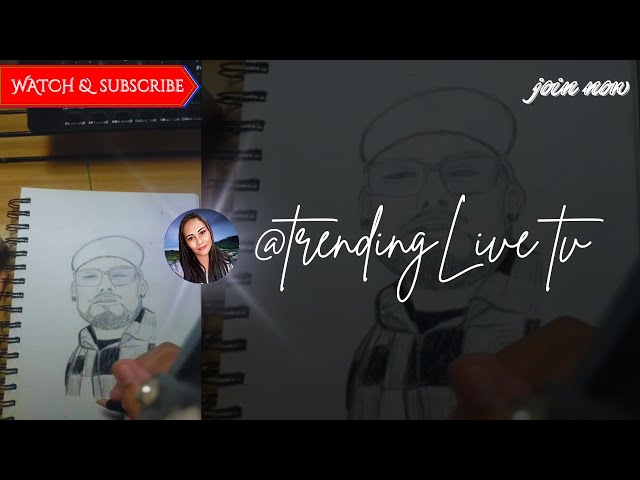 GUESS WHO | Episode 15 |Trending LIVE DRAWING | Year 2025 Sketch #randomdrawing #trendinglivetv #who