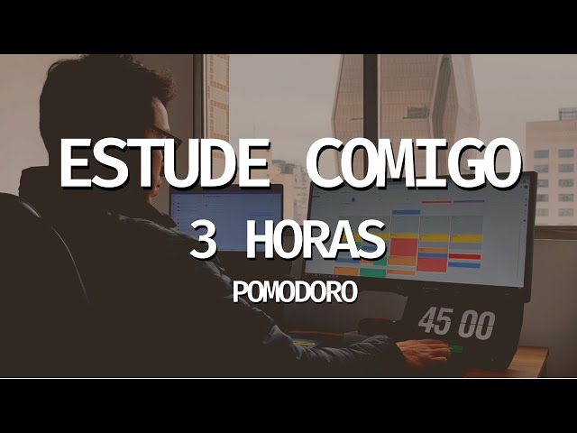 Estude comigo por 3 horas | Hiperfoco playlist | Pomodoro 45/15