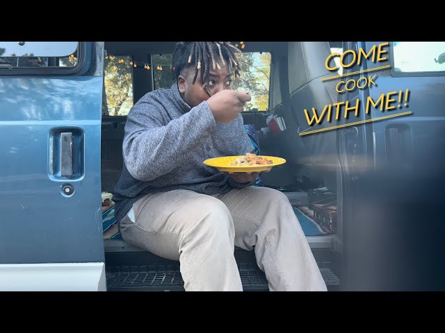 Cooking in my van for the first time! Solo vanlife Ep.5