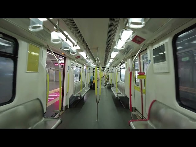 LRT Ampang/Sri Petaling 6-car Train Interior Before Women's Coach Walkthrough