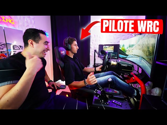 Un pilote PRO teste EA WRC sur mon simulateur