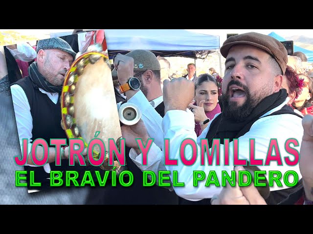 El  BRAVÍO PANDERO de JOTRÓN Y LOMILLAS ¡¡Vellos de punta!!