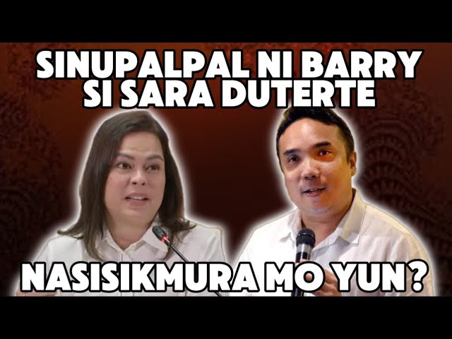 SUPALPAL KAY BARRY SI SARA DUTERTE, NASISIKMURA MO YUN?