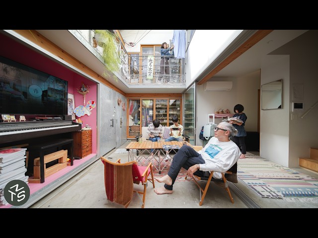 Japanese Artist’s Unique Open Air Family Home, Tokyo 57sqm/613sqft