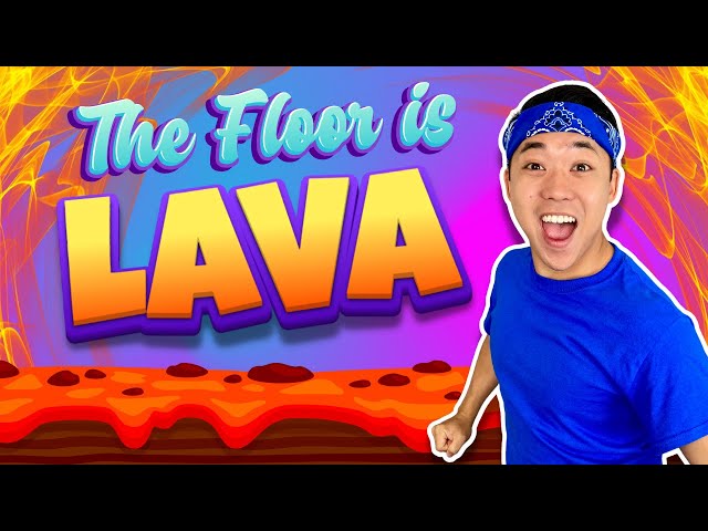 🌋 FLOOR IS LAVA Funny Kids Workout | Brain Break | GoNoodle Inspired