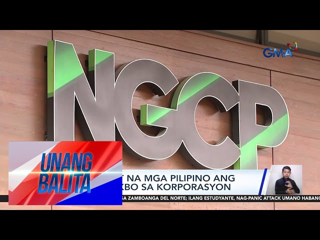 NGCP, iginiit na mga Pilipino ang nagpapatakbo sa korporasyon | Unang Balita