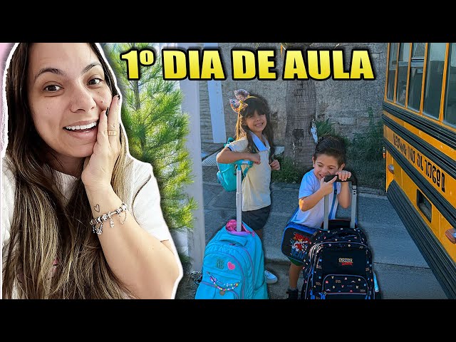 PRIMEIRO DIA DE AULA 2025! - PRIMEIRA VEZ DO ZYON * Estou preocupada com...  | Kathy Castricini