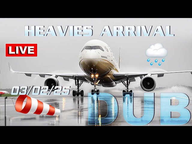 🔴 LIVE  Plane Spotting! at Dublin Airport 3/2/25 7am #live #airport #livestream