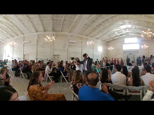 360 video - husband and wife wedding