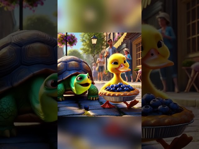 Duckling's Blueberry Cake Was Stolen#funny #duck #cartoon#cute