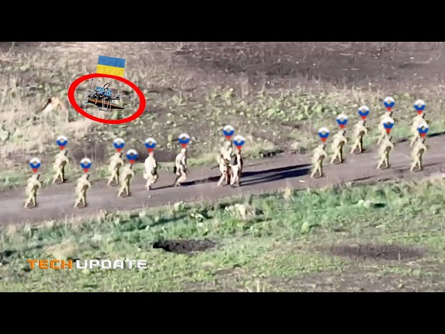 How Ukrainian FPV drones mercilessly blow up Russian soldiers in heavy battle on the Donetsk front