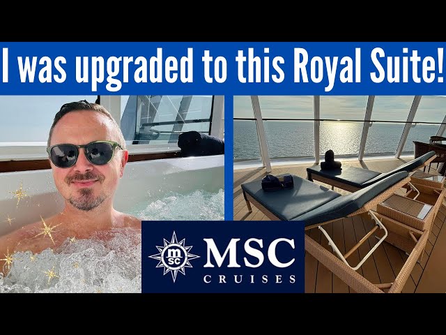 I was upgraded to a Royal Suite onboard MSC Virtuosa