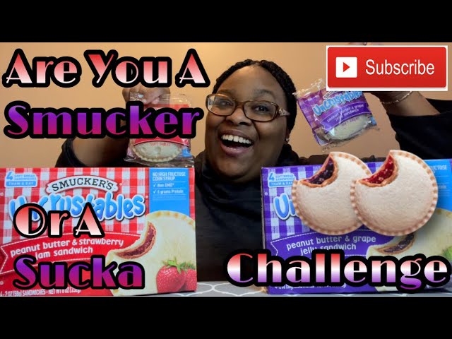 ARE YOU A SMUCKER? OR A SUCKA? CHALLENGE |CREATED BY @themaskedvgan