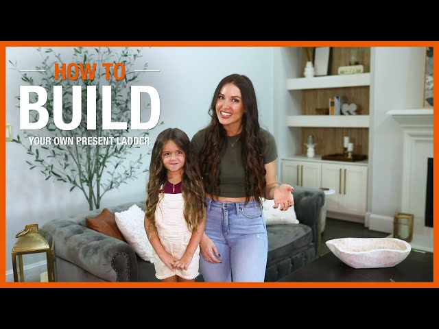 DIY Present Ladder With Cara Newhart | The Home Depot Kids Workshops