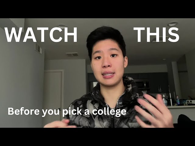 How to Pick the Right College for YOU:  Watch This Before You Decide