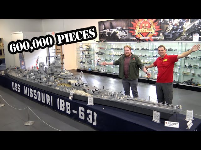 Huge LEGO WWII Battleship USS Missouri (2023 Update)