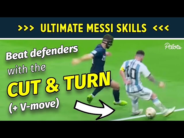 How to CUT & TURN like Messi - Football Skill Tutorial (+ Exercises You can Do at Home)