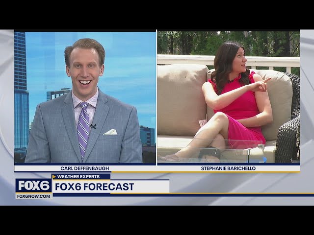 What did Stephanie Barichello see on the FOX6 Weather Deck? | FOX6 News Milwaukee