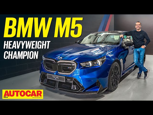 BMW M5 track review - 727hp plug-in hybrid rocketship | First Drive | Autocar India