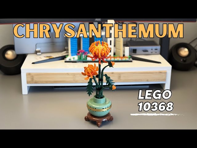 LEGO Icons Botanical Collection 10368 Chrysanthemum - Speed Build & Review