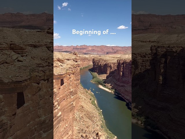 Beginning of Grand Canyon #nature #grandcanyon #hiking