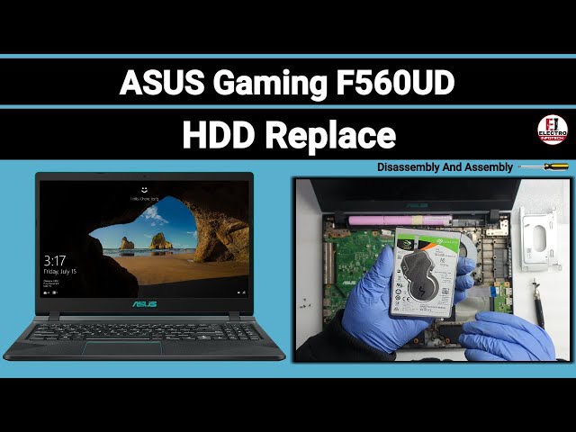 How To Replace HDD ASUS Gaming F560UD / Disassembly And Assembly