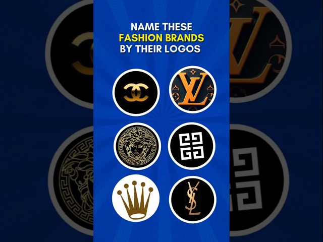 Name these fashion brands by their logos?