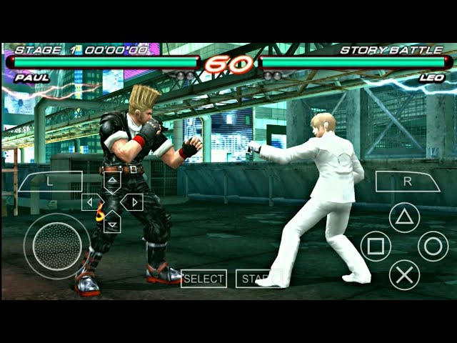 Tekken 6 - Paul Phoenix | Story Battle | PSP Game | PPSSPP Emulator Android Game Play