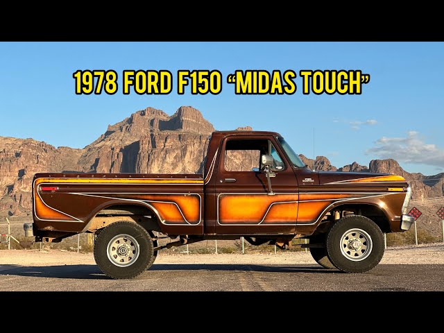 Cruising our 1978 Midas Touch Ford F150 4x4 in the Arizona Mountains ⛰️