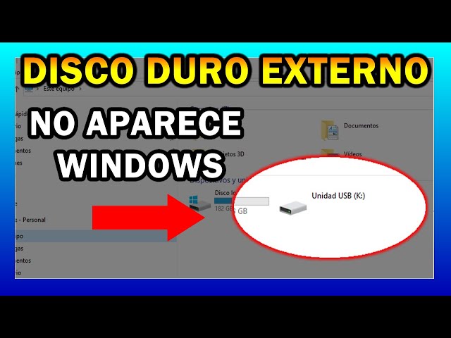 🔴 El DISCO duro EXTERNO NO APARECE o NO SE RECONOCE en ✅ Windows 10/11 [ 2025 ]