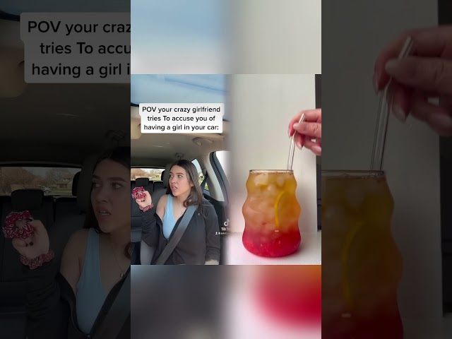 POV your crazy girlfriend tries to accuse you of having a girl in your car_