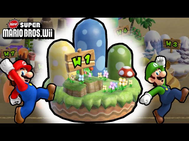 100% Super Mario Bros WIi (World 1)