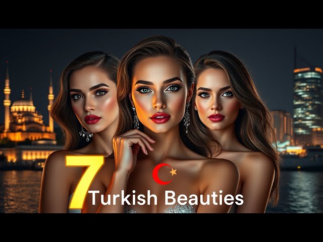 🤩 Las 7 Actrices Más LINDAS de Turquía | ¿Ya las Conocías?