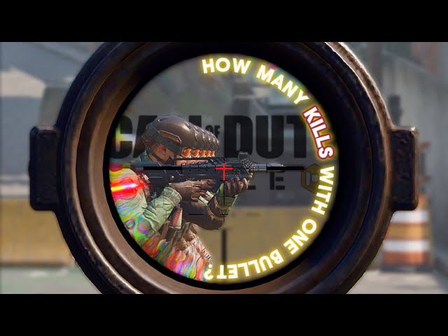 HOW MANY KILLS WITH ONE BULLET? | TUNDRA TEST | CALL OF DUTY MOBILE