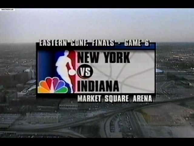 NBA On NBC - Knicks @ Pacers 1994 ECF Game 6