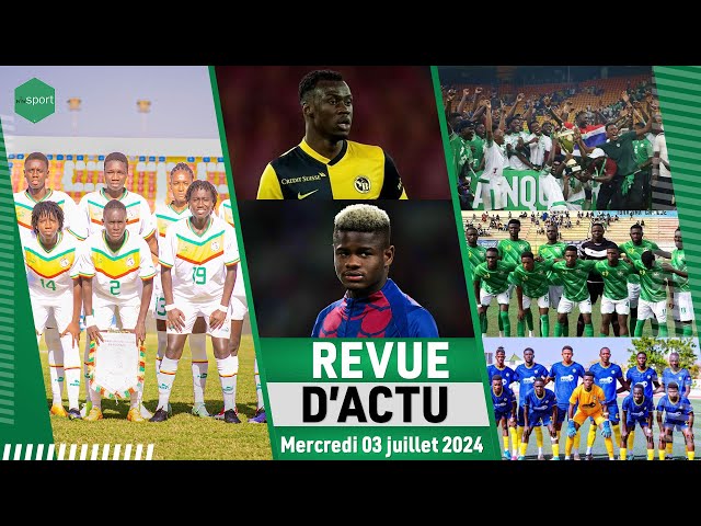 REVUE DU 3JUIL : Les Lionnes joueront deux matchs amicaux contre la Rdc, mercato des Lions, finale …