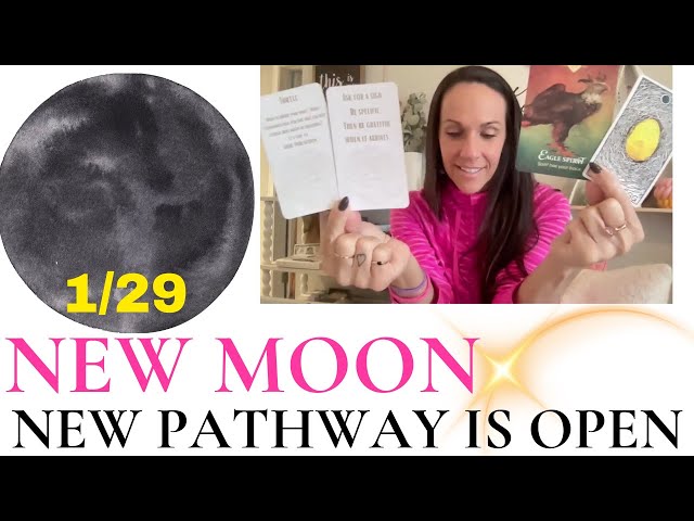 NEW MOON ENERGY READING 1/29 // NEW PATHWAY FORWARD IS OPEN