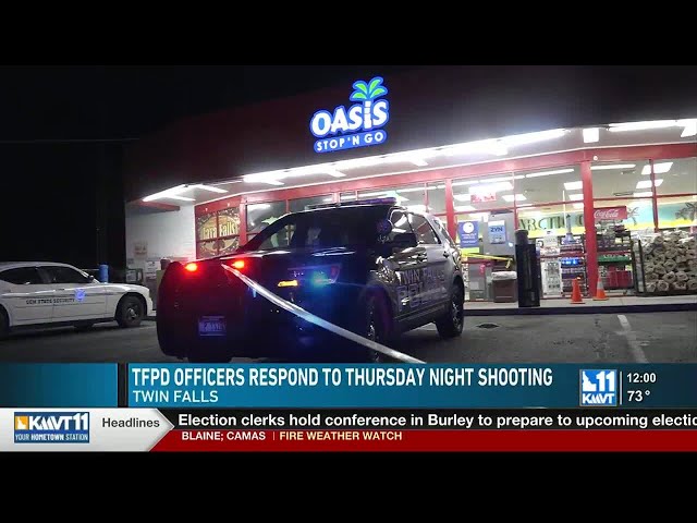 Twin Falls Police Department investigate shooting outside gas station