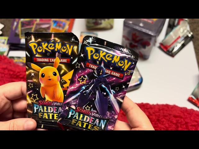 Opening a bunch of Pokémon cards